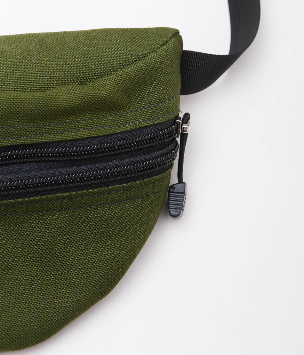 BATTLE LAKE ''WAIST POUCH DOUBLE ZIPPER'' (OLIVE)