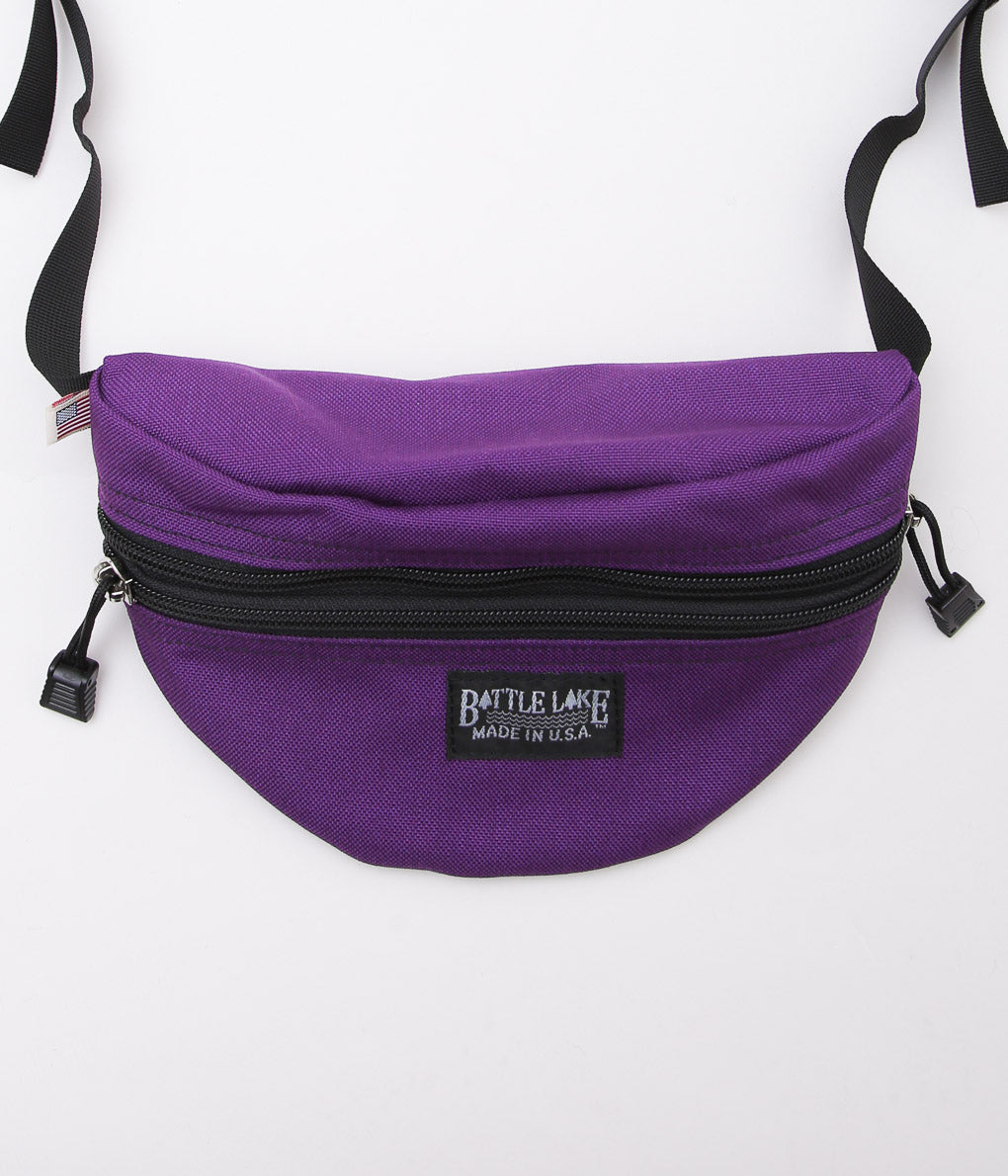 BATTLE LAKE ''WAIST POUCH DOUBLE ZIPPER'' (IRIS)