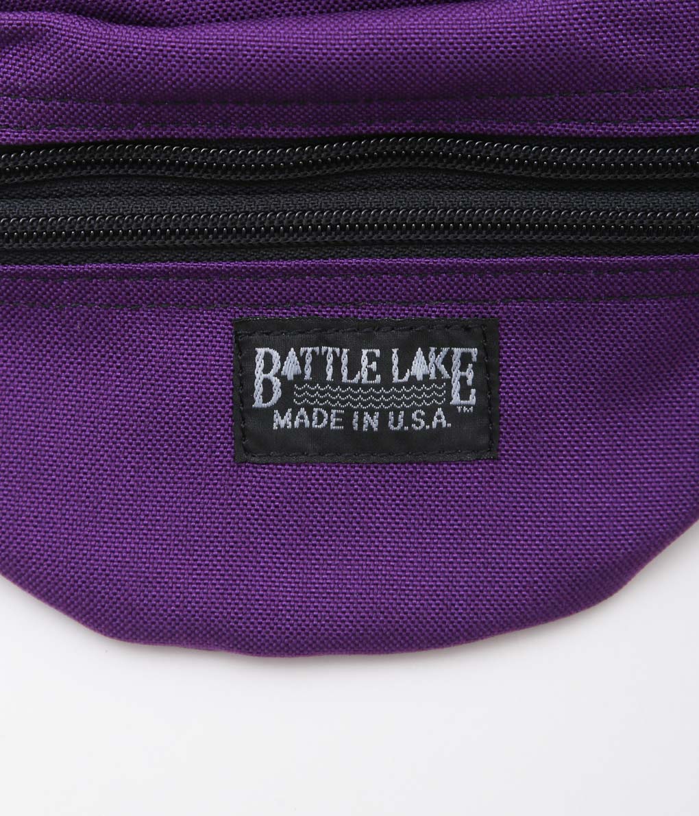 BATTLE LAKE ''WAIST POUCH DOUBLE ZIPPER'' (IRIS)