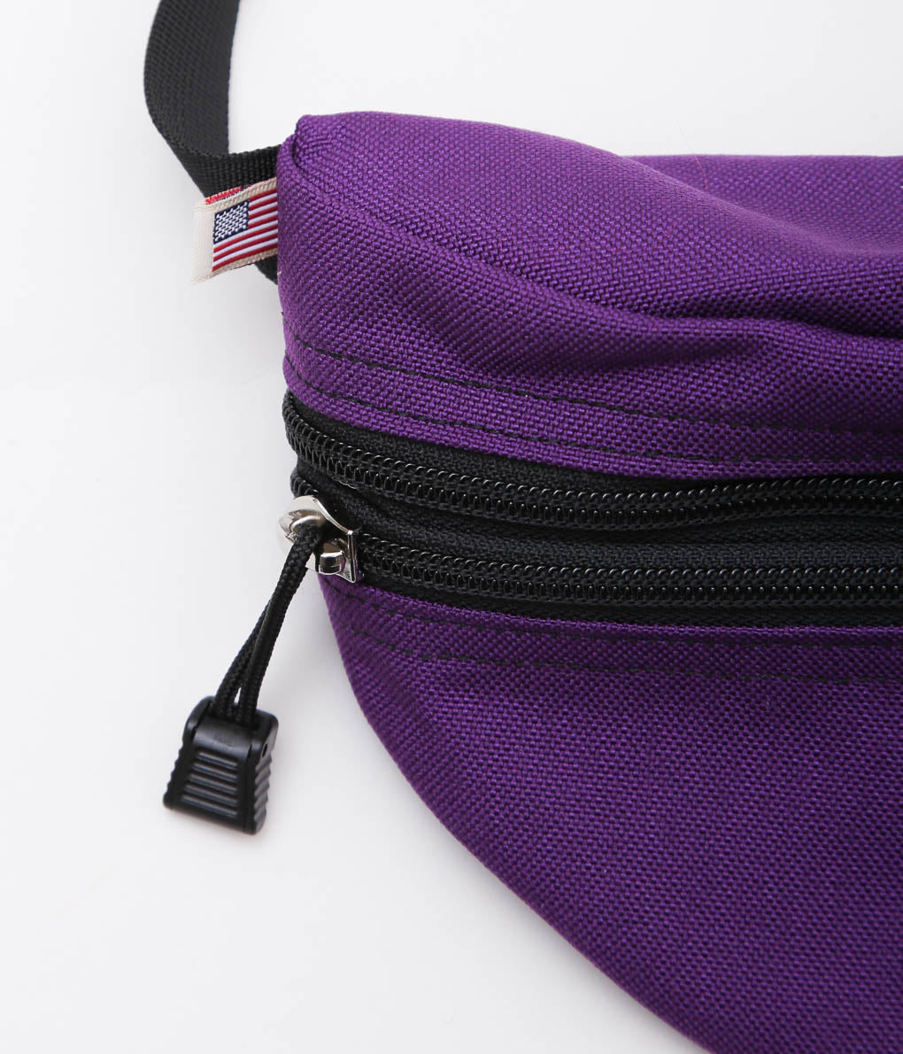 BATTLE LAKE ''WAIST POUCH DOUBLE ZIPPER'' (IRIS)