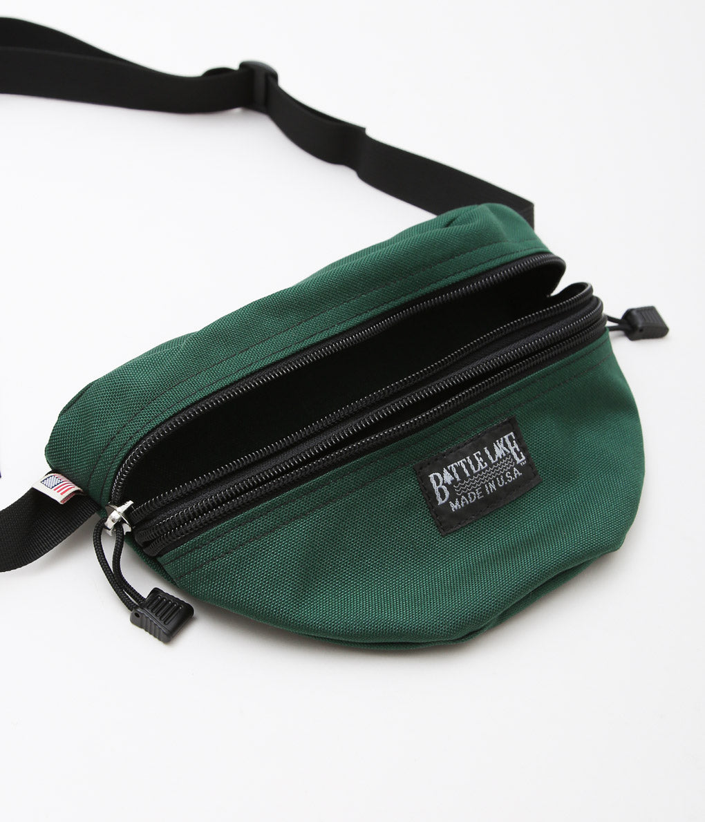 BATTLE LAKE ''WAIST POUCH DOUBLE ZIPPER'' (FOREST)