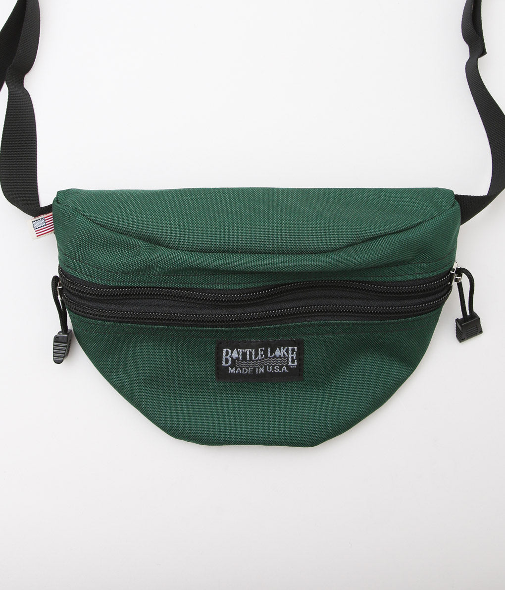 BATTLE LAKE ''WAIST POUCH DOUBLE ZIPPER'' (FOREST)