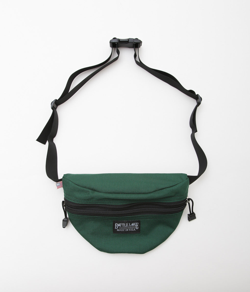 BATTLE LAKE ''WAIST POUCH DOUBLE ZIPPER'' (FOREST)