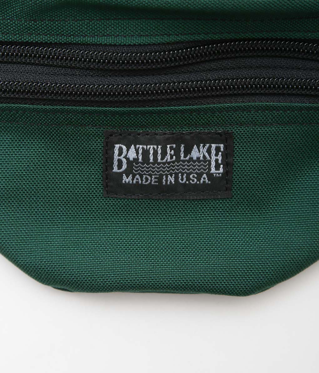 BATTLE LAKE ''WAIST POUCH DOUBLE ZIPPER'' (FOREST)