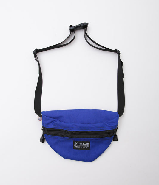 BATTLE LAKE ''WAIST POUCH DOUBLE ZIPPER'' (BATTLE LAKE BLUE)