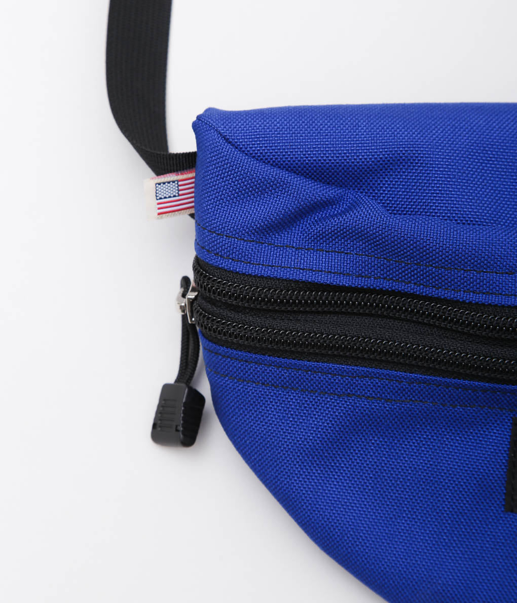 BATTLE LAKE ''WAIST POUCH DOUBLE ZIPPER'' (BATTLE LAKE BLUE)