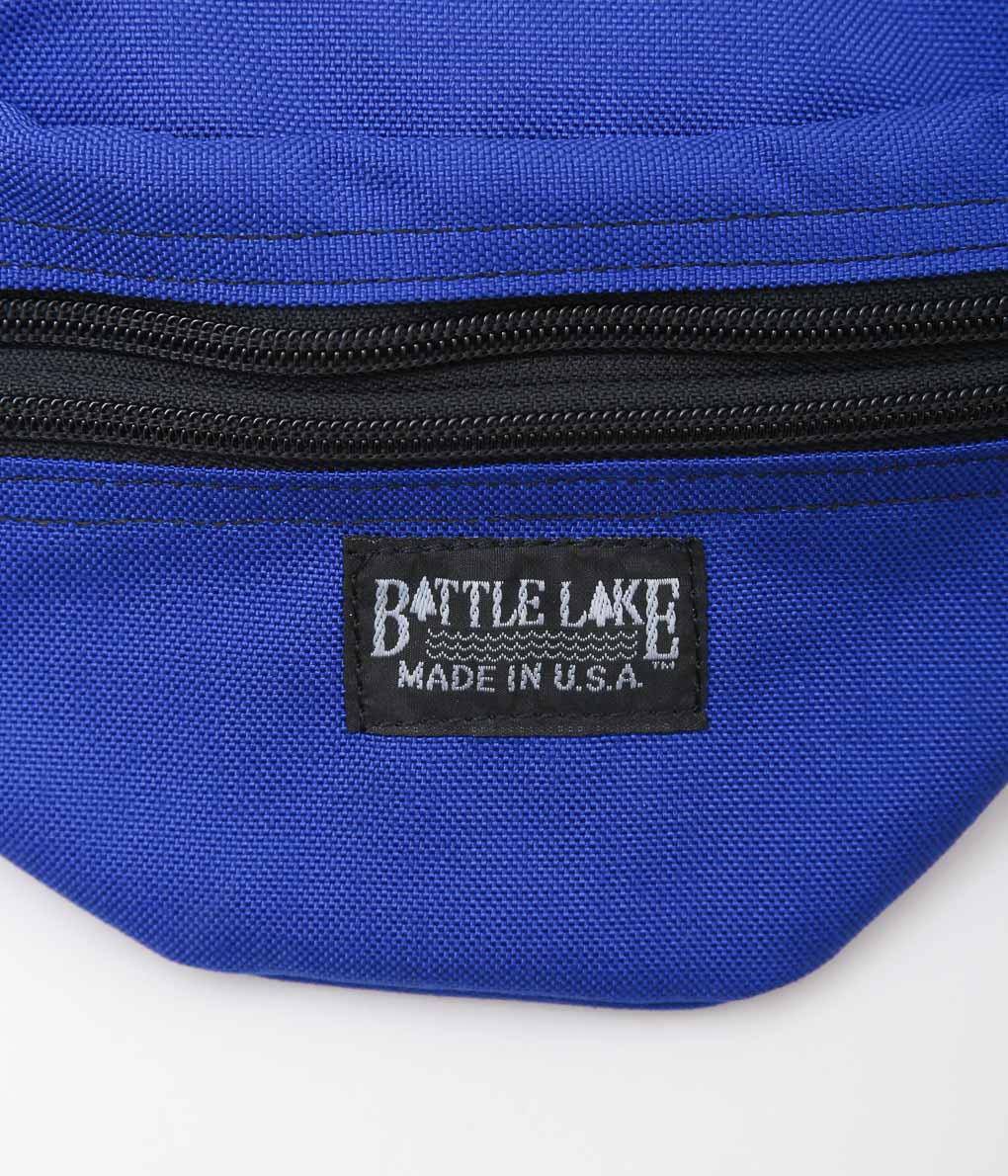 BATTLE LAKE ''WAIST POUCH DOUBLE ZIPPER'' (BATTLE LAKE BLUE)