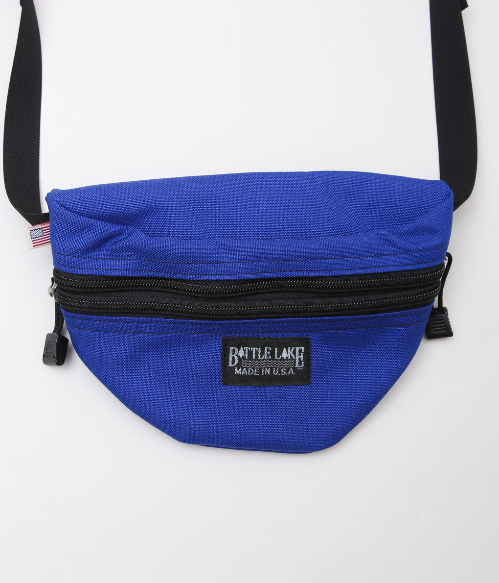 BATTLE LAKE ''WAIST POUCH DOUBLE ZIPPER'' (BATTLE LAKE BLUE)