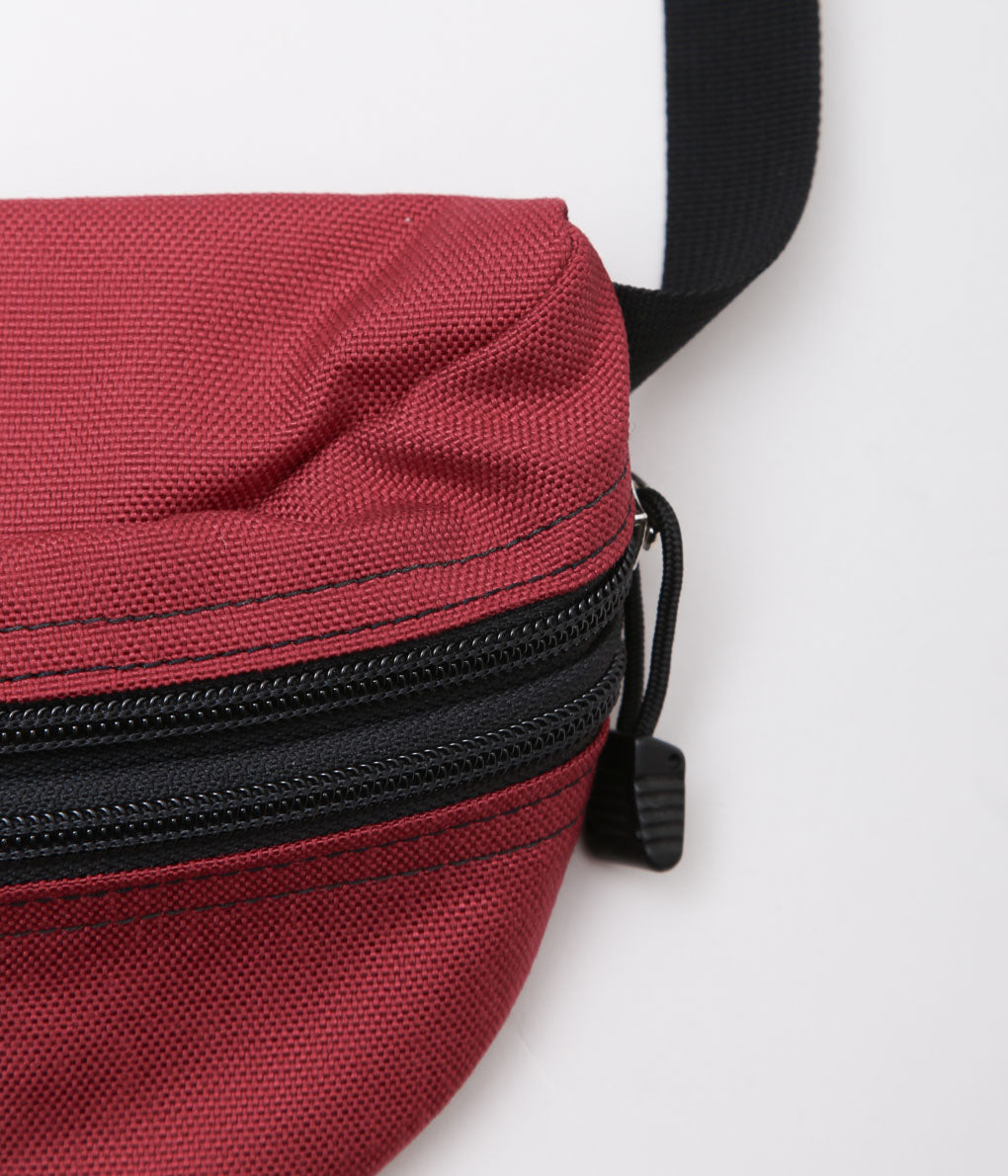 BATTLE LAKE ''WAIST POUCH DOUBLE ZIPPER'' (CRIMSON)