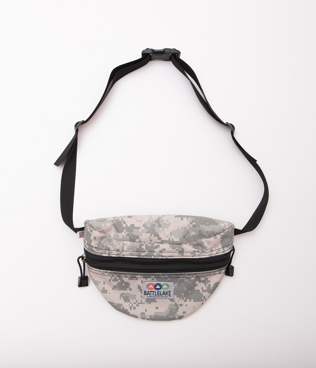 BATTLE LAKE ''WAIST POUCH DOUBLE ZIPPER'' (DIGITAL CAMO)