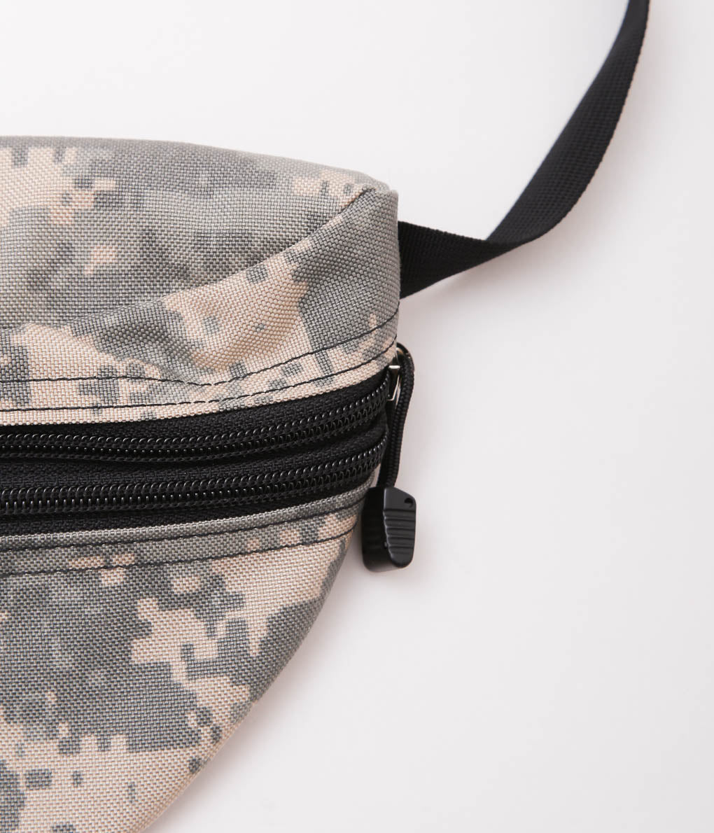 BATTLE LAKE ''WAIST POUCH DOUBLE ZIPPER'' (DIGITAL CAMO)