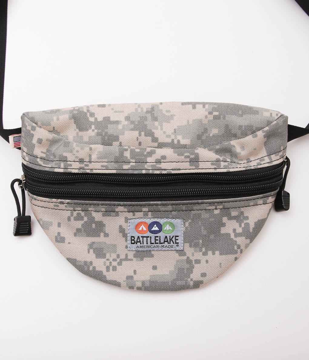 BATTLE LAKE ''WAIST POUCH DOUBLE ZIPPER'' (DIGITAL CAMO)