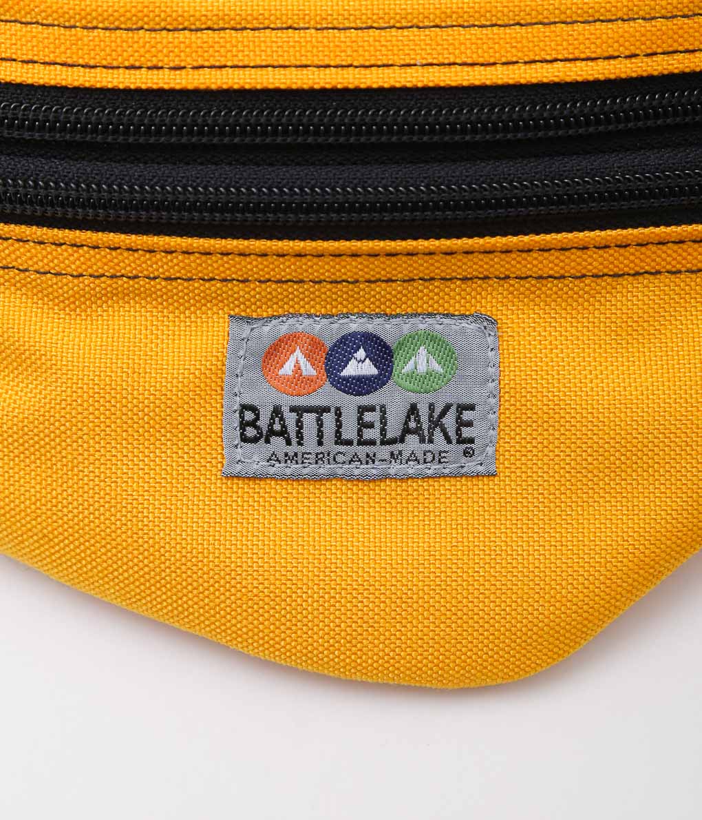 BATTLE LAKE ''WAIST POUCH DOUBLE ZIPPER'' (SUNSHINE)