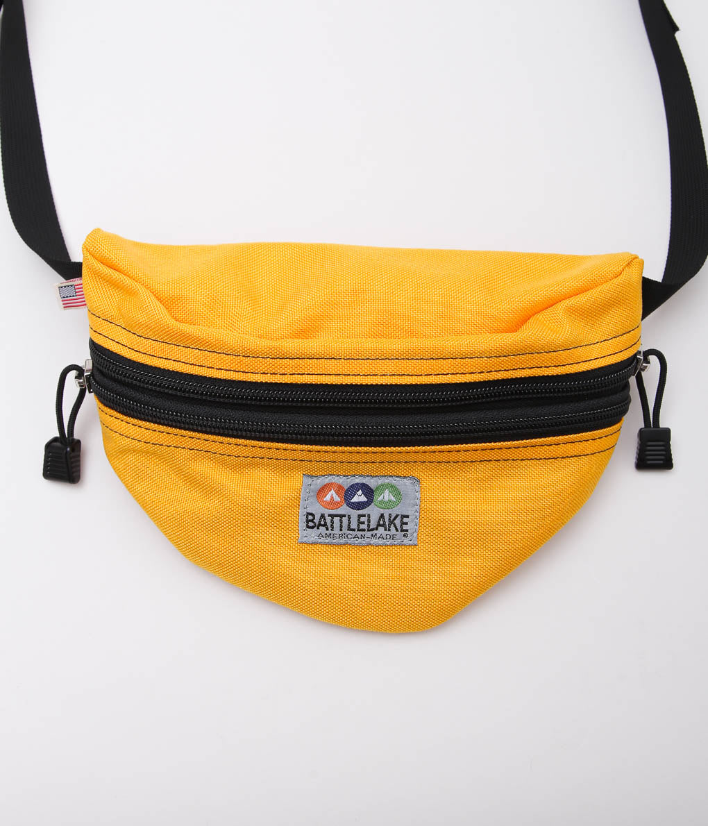 BATTLE LAKE ''WAIST POUCH DOUBLE ZIPPER'' (SUNSHINE)