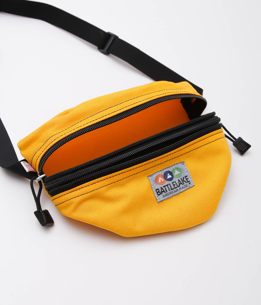 BATTLE LAKE ''WAIST POUCH DOUBLE ZIPPER'' (SUNSHINE)