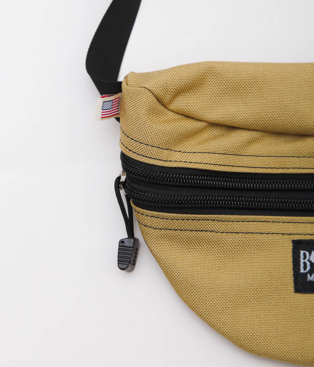 BATTLE LAKE ''WAIST POUCH DOUBLE ZIPPER'' (COYOTE)