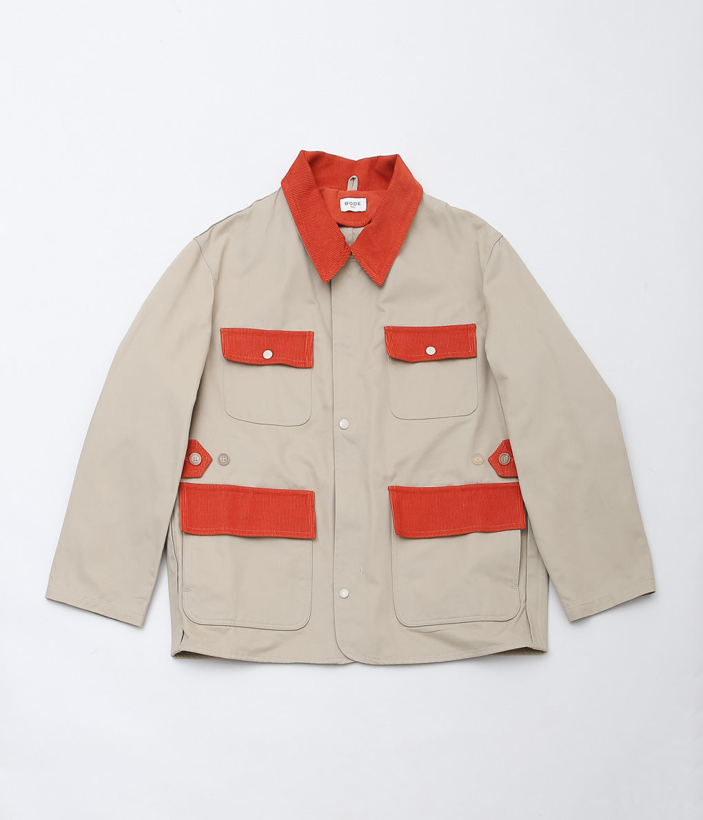 BODE ''CORDUROY TRIM HUNTING JACKET'' (MULTI)