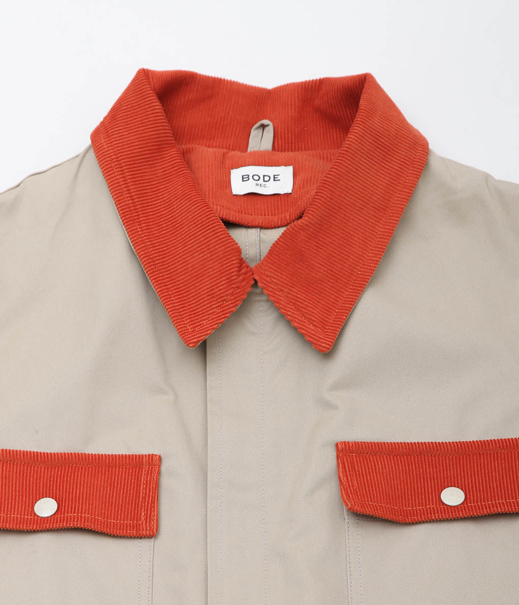 BODE ''CORDUROY TRIM HUNTING JACKET'' (MULTI)