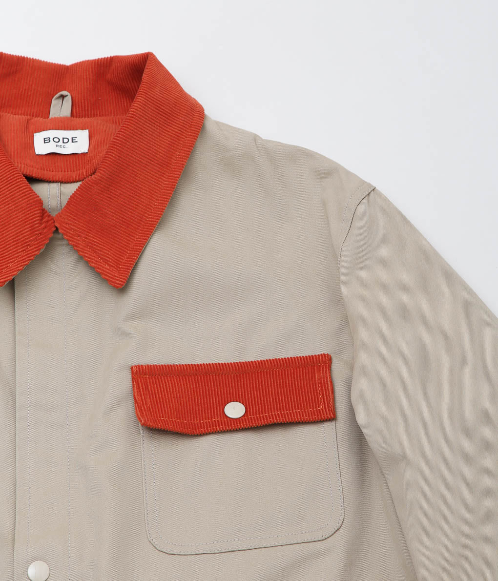 BODE ''CORDUROY TRIM HUNTING JACKET'' (MULTI)