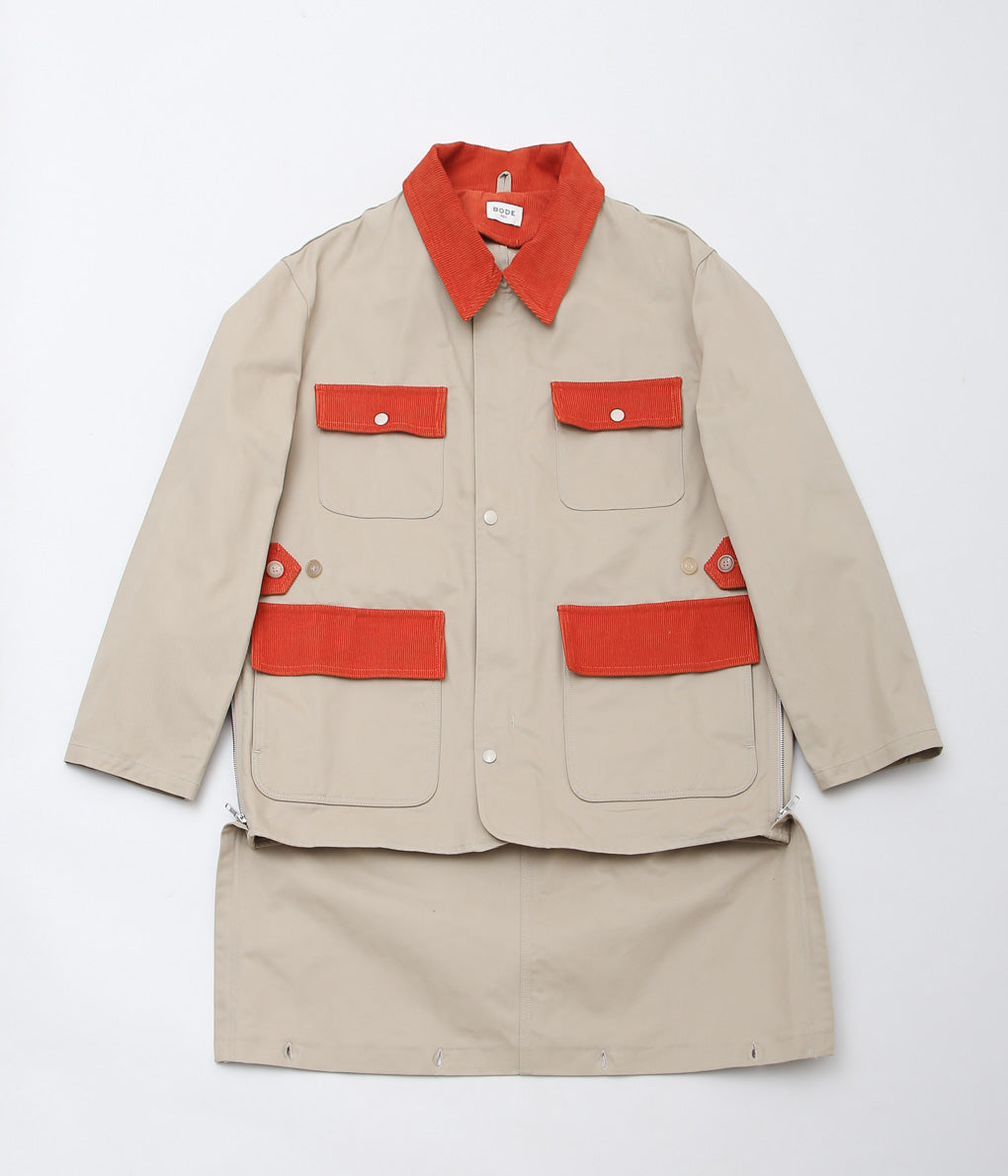 BODE ''CORDUROY TRIM HUNTING JACKET'' (MULTI)