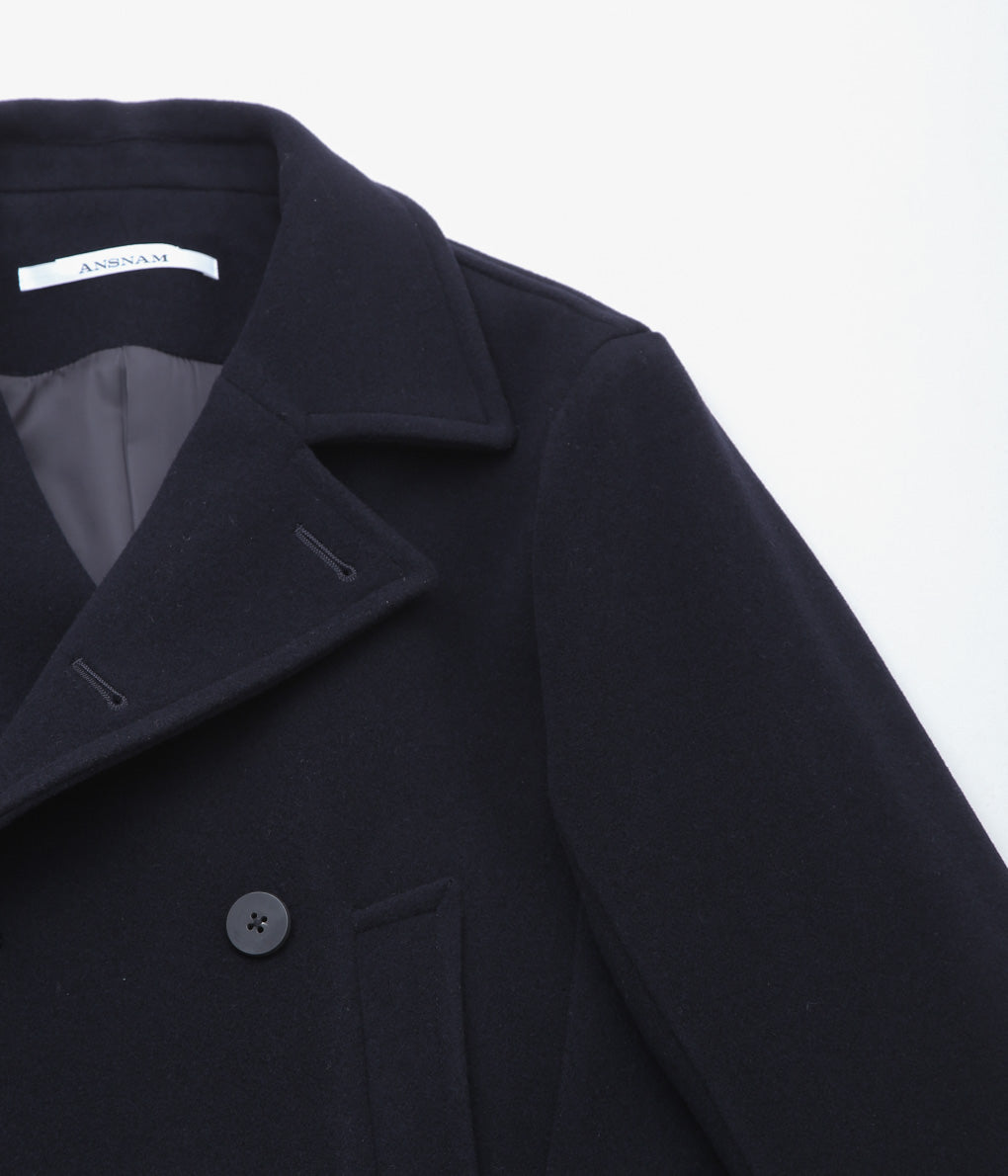 ANSNAM ''PEA COAT'' (DARK NAVY)