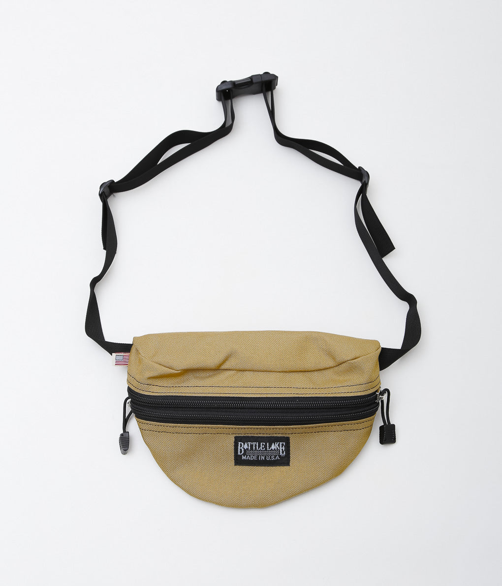 BATTLE LAKE ''WAIST POUCH DOUBLE ZIPPER'' (COYOTE)