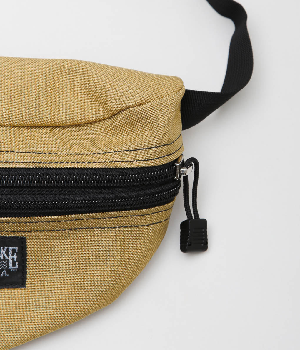 BATTLE LAKE ''WAIST POUCH DOUBLE ZIPPER'' (COYOTE)