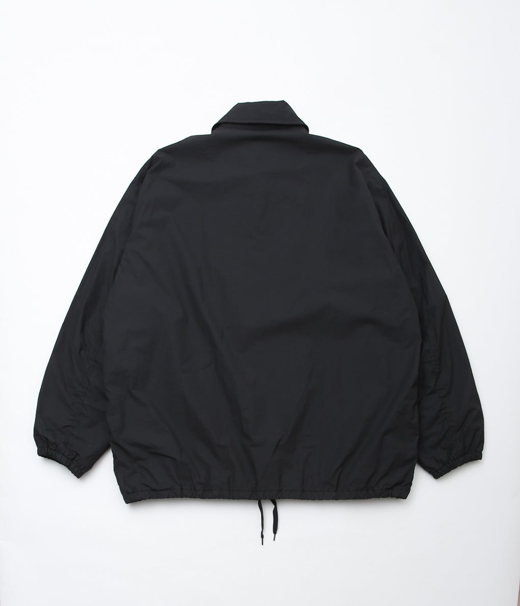 COMOLI ''コットンナイロン コーチジャケット'' (BLACK)