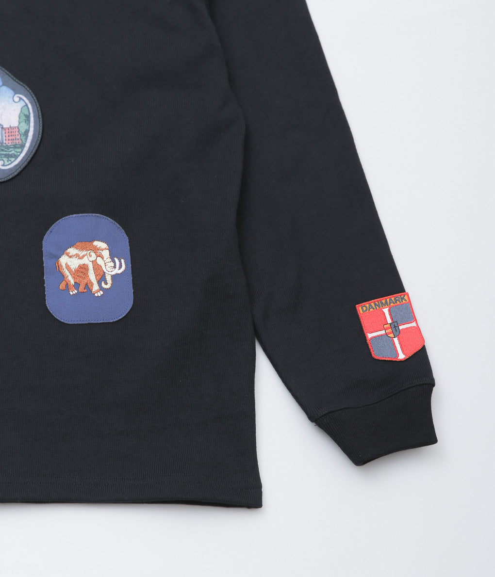 BODE ''MULTI-PATCH RUGBY SHIRT'' (BLACK) – THE STORE BY MAIDENS