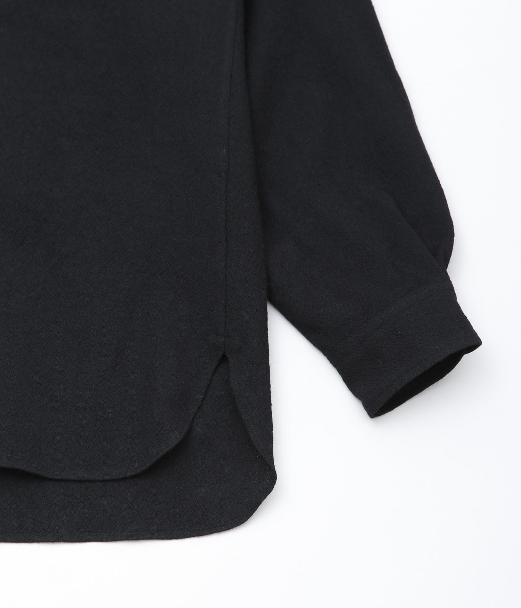 GORSCH ''BUMPY WOOL BAUER SHIRT'' (BLACK)