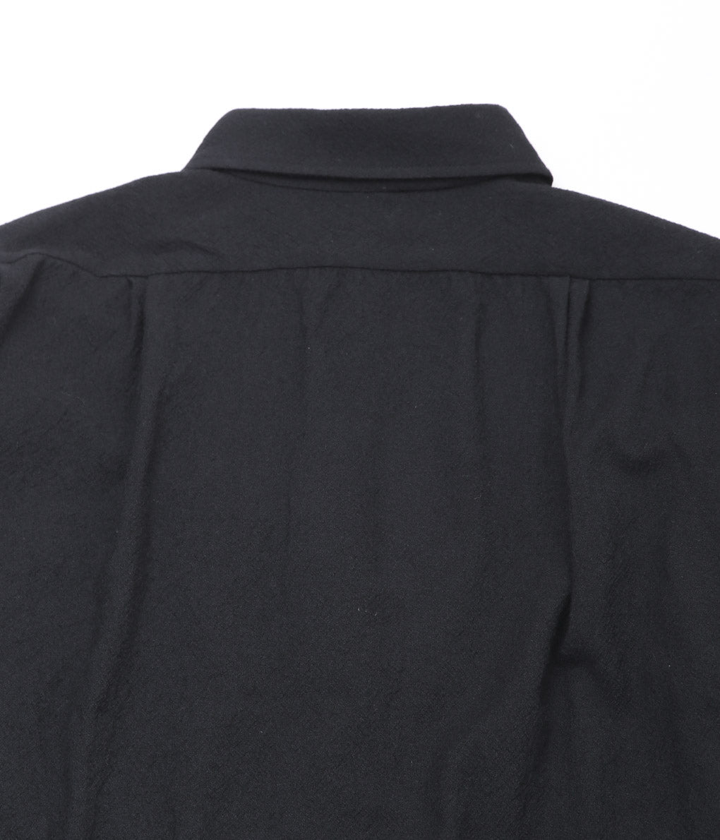 GORSCH ''BUMPY WOOL BAUER SHIRT'' (BLACK)