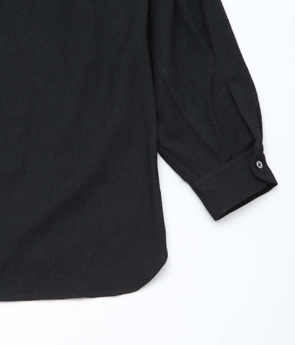 GORSCH ''BUMPY WOOL BAUER SHIRT'' (BLACK)