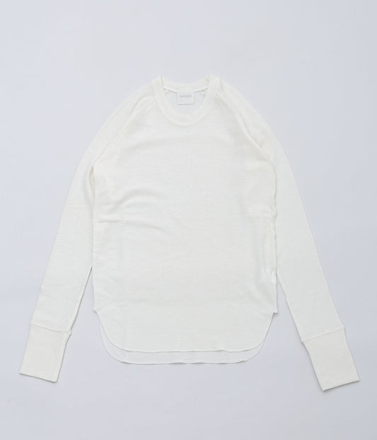 JONNLYNX ''WOOL RIB TEE'' (WHITE)