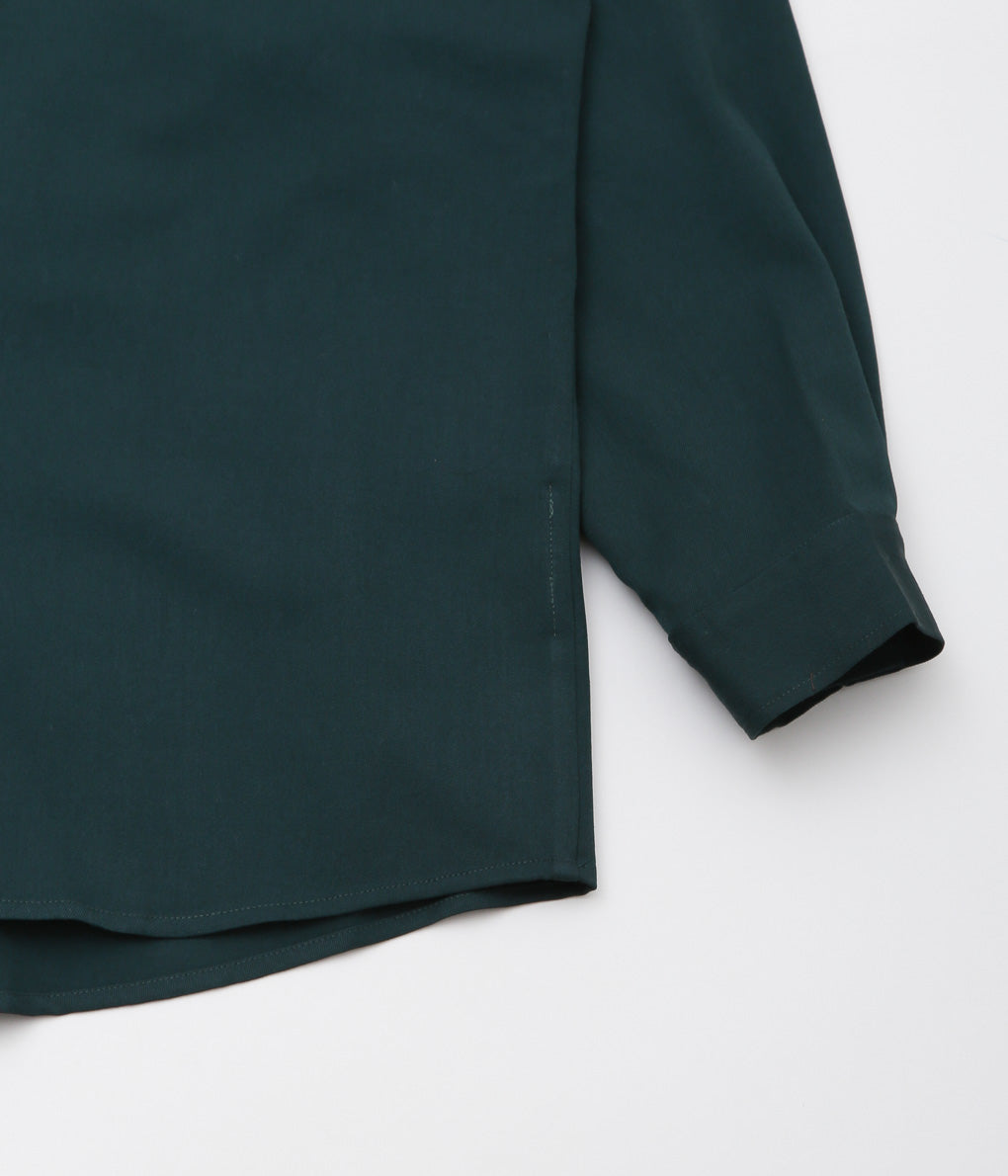 GORSCH ''SLIP ON MELTY WOOL SHIRT'' (DEEP GREEN)