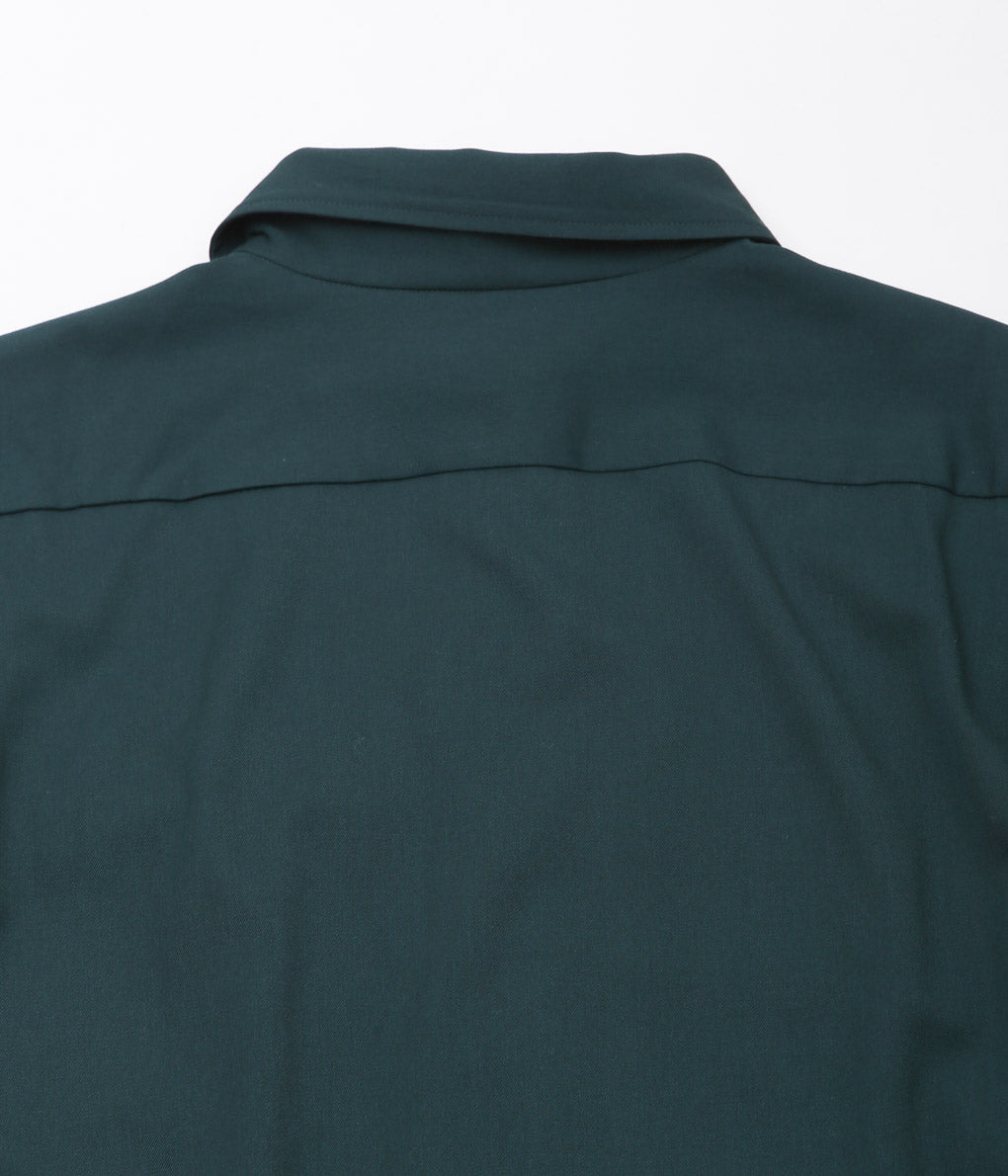 GORSCH ''SLIP ON MELTY WOOL SHIRT'' (DEEP GREEN)