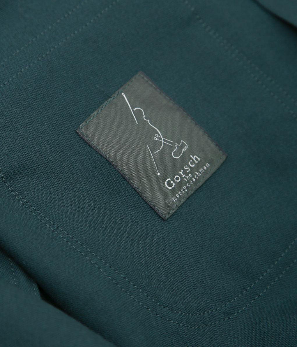 GORSCH ''SLIP ON MELTY WOOL SHIRT'' (DEEP GREEN)