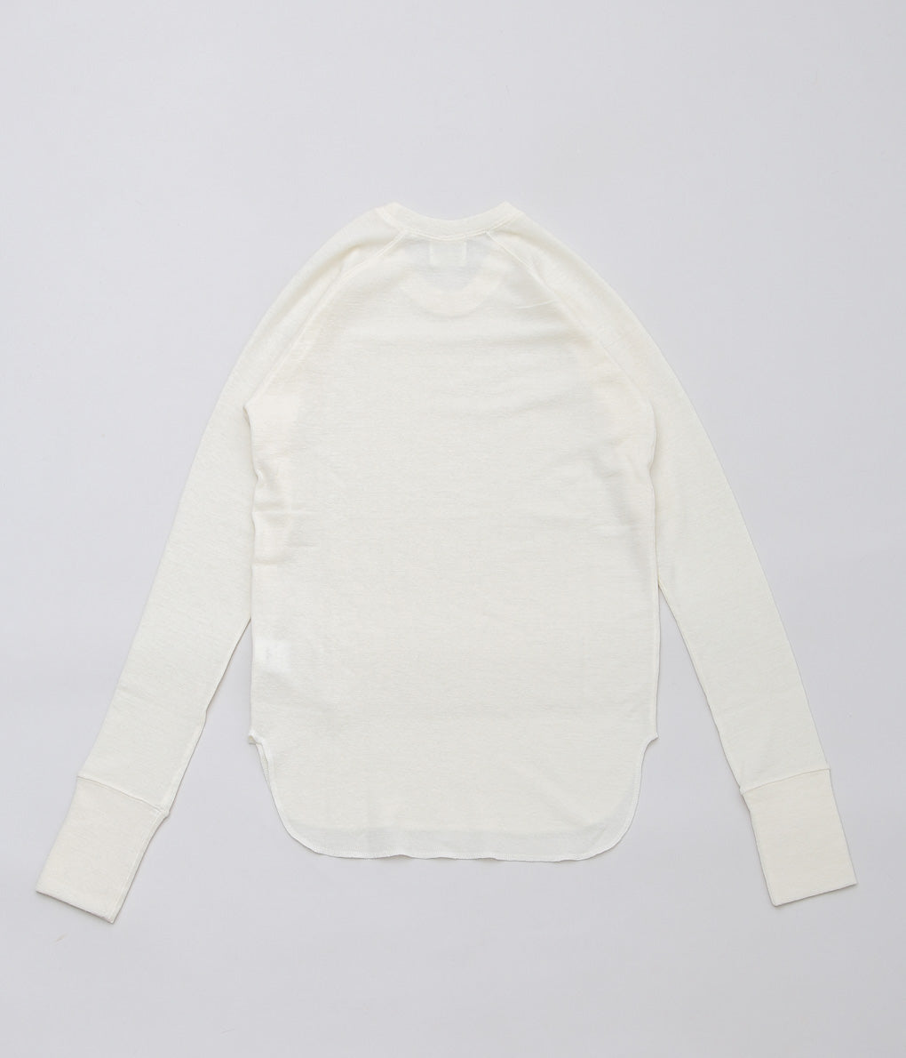 JONNLYNX ''WOOL RIB TEE'' (WHITE)