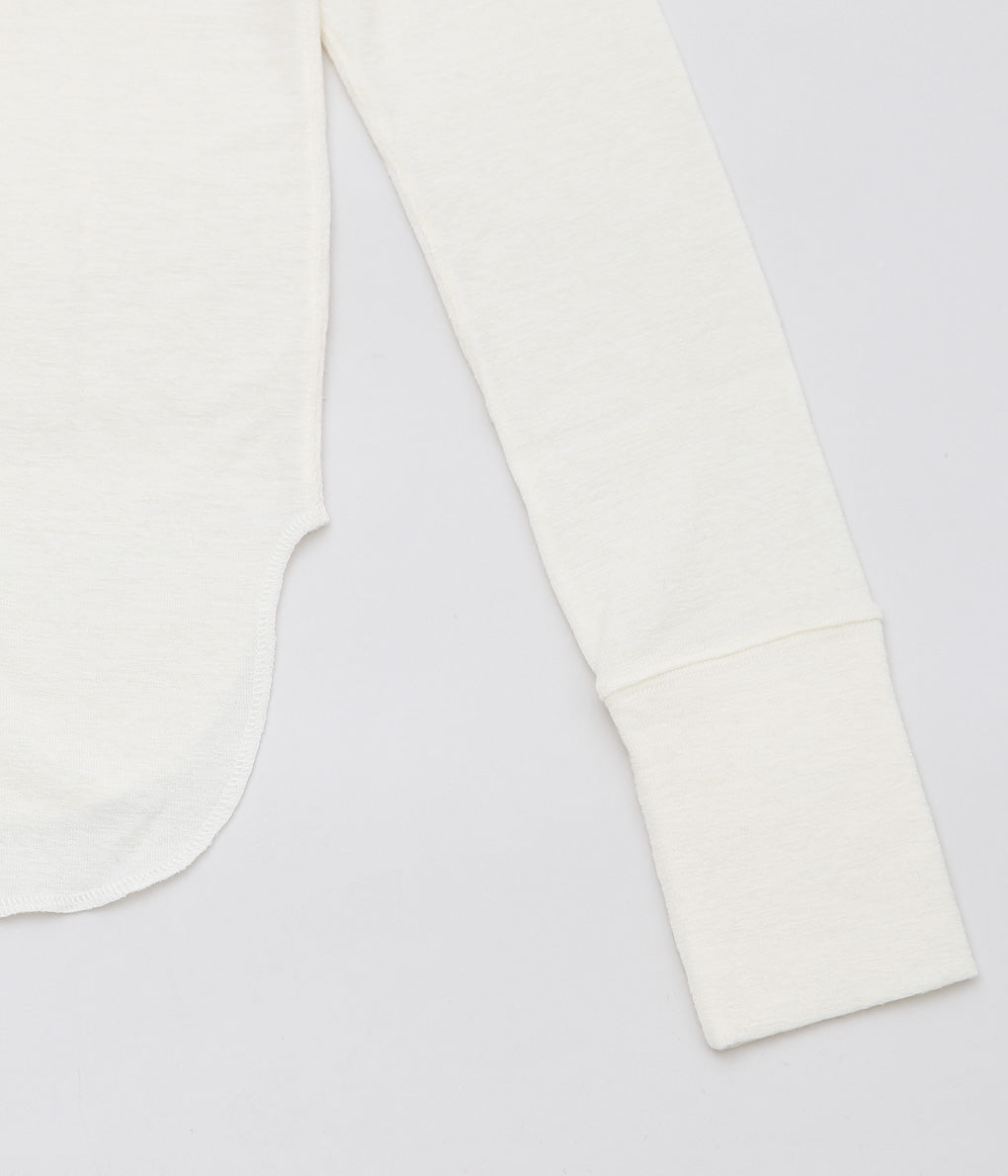 JONNLYNX ''WOOL RIB TEE'' (WHITE)