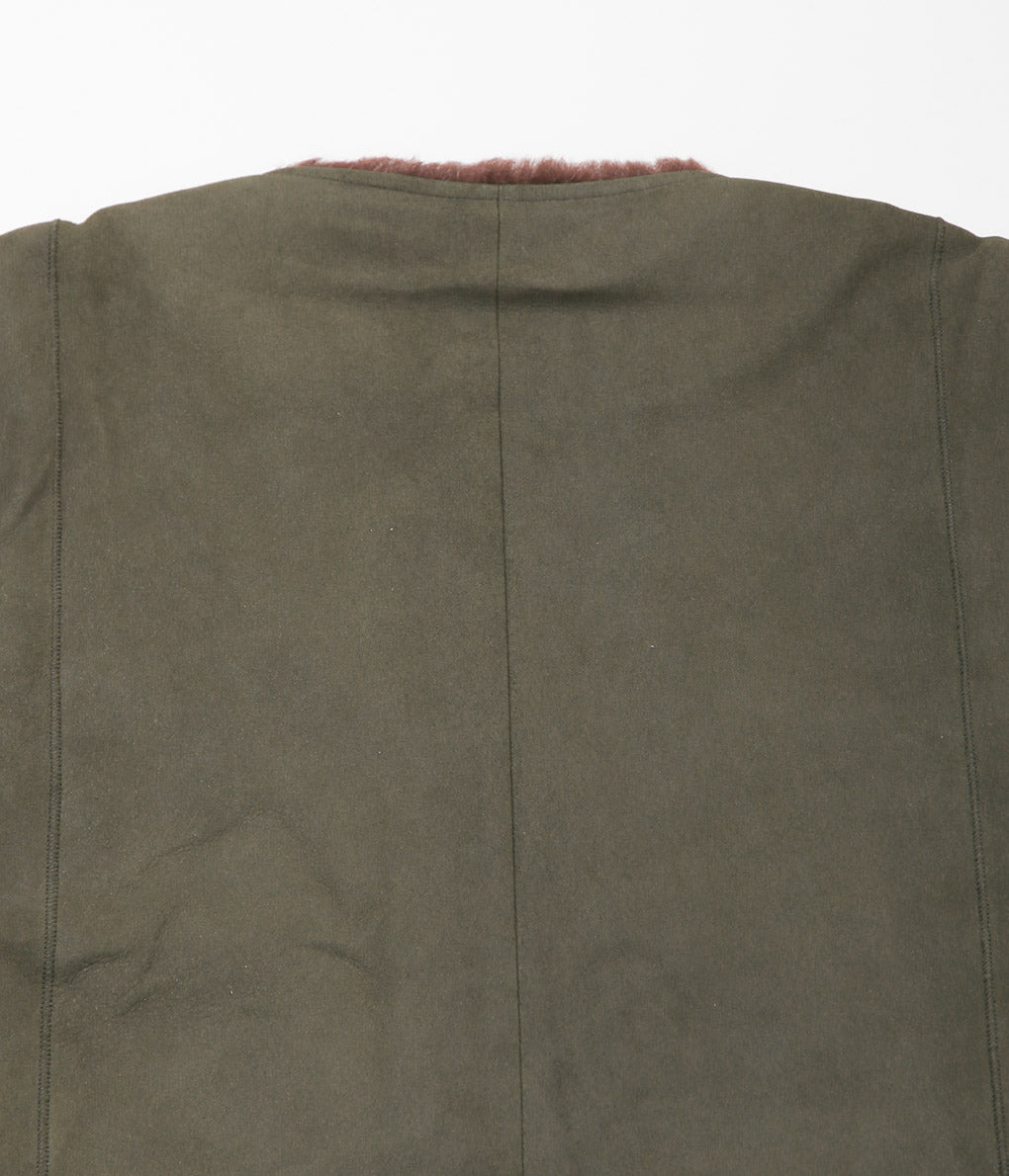 GORSCH ''LAMB LEATHER WAIST COAT'' (KHAKI)