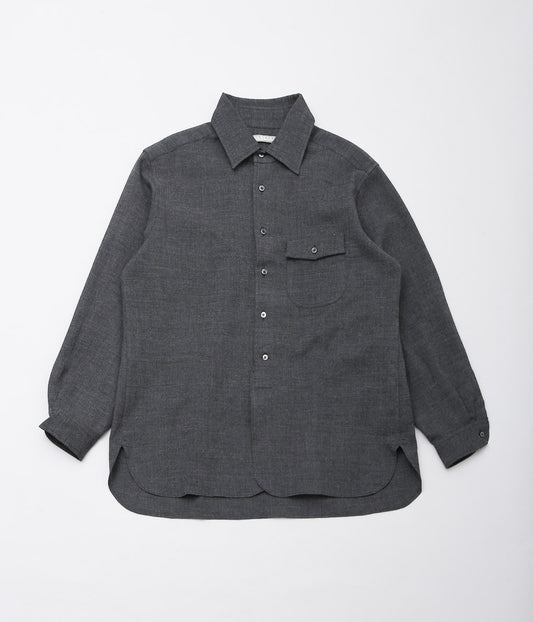 GORSCH ''BUMPY WOOL BAUER SHIRT''(GREY)