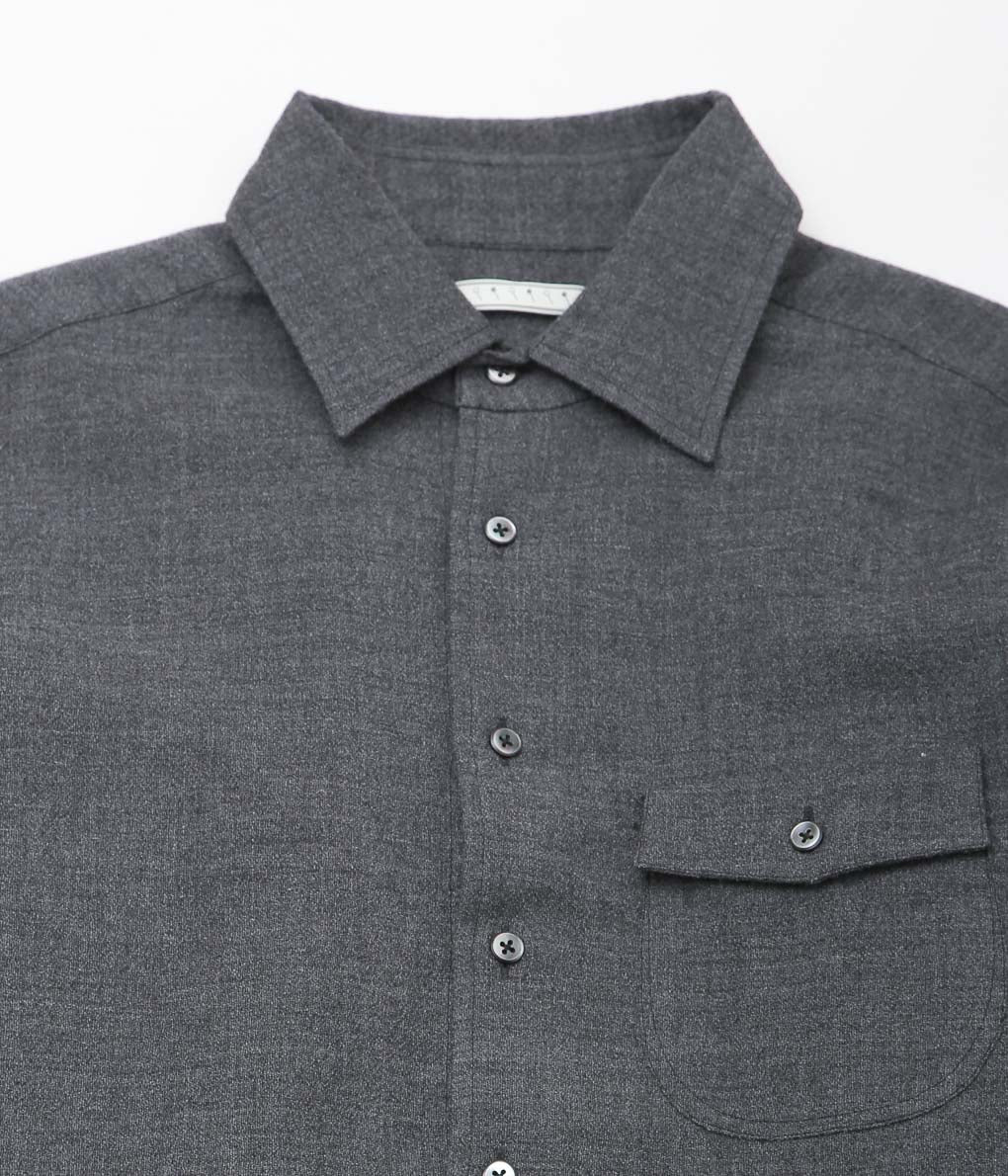 GORSCH ''BUMPY WOOL BAUER SHIRT'' (GREY)