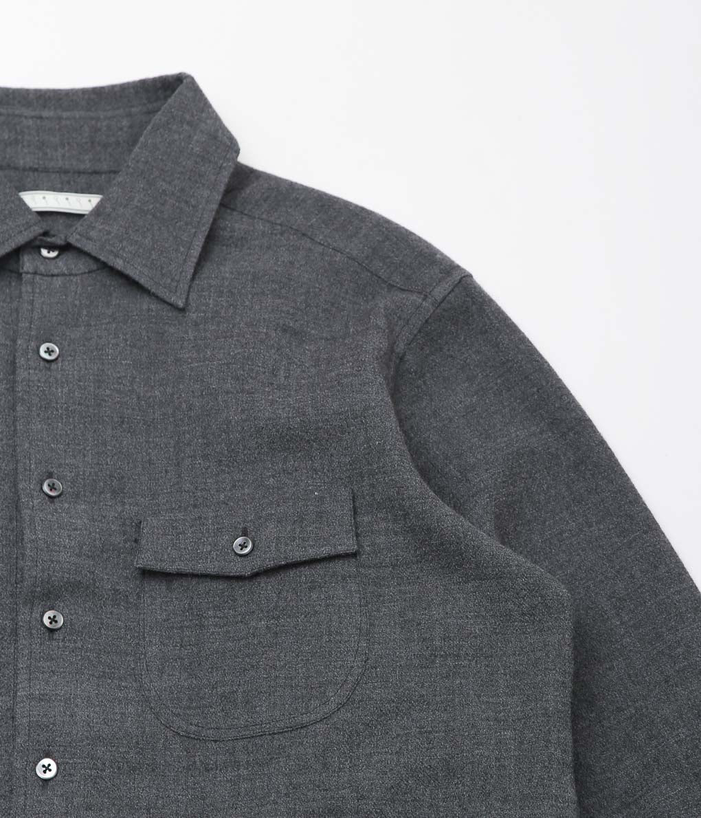 GORSCH ''BUMPY WOOL BAUER SHIRT'' (GREY)