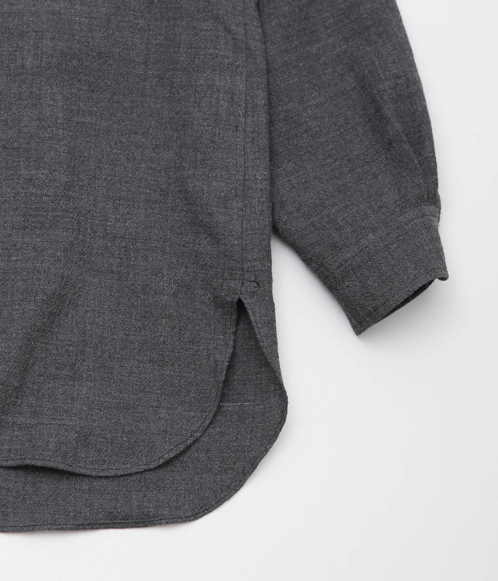 GORSCH ''BAUER BUMPY WOOL PULLOVER SHIRT'' (GREY)