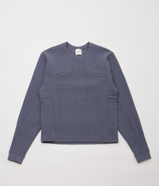 JONNLYNX ''QUILT BORDER PULLOVER'' (GREYBLUE)