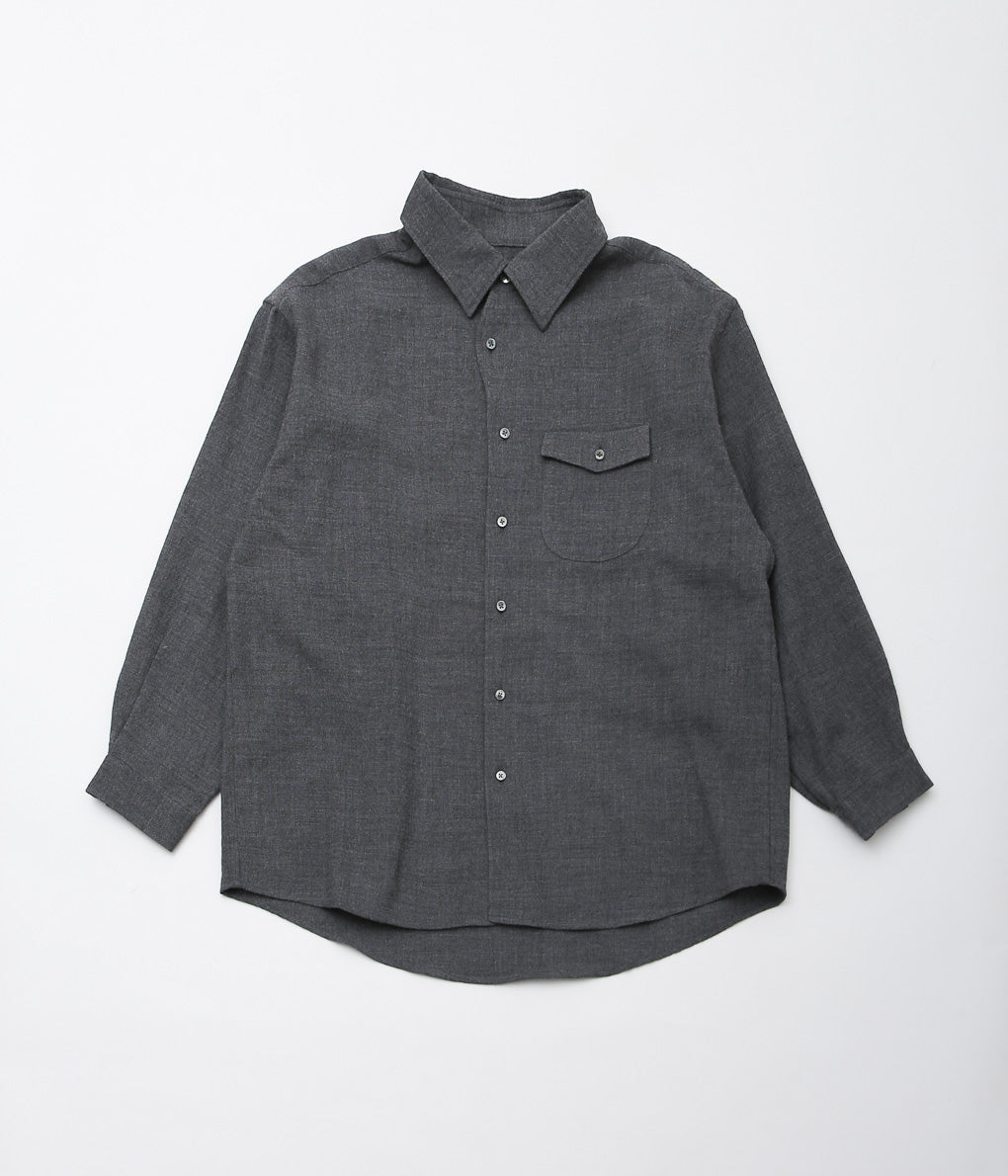 GORSCH ''SLIP ON BUMPY WOOL SHIRT'' (GREY)