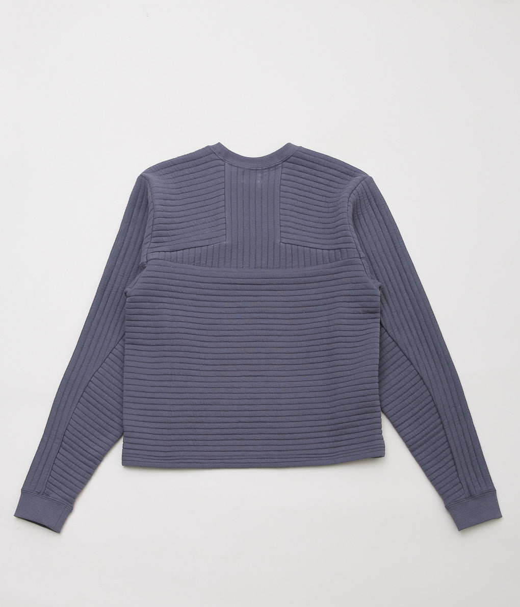 JONNLYNX ''QUILT BORDER PULLOVER'' (GREYBLUE)