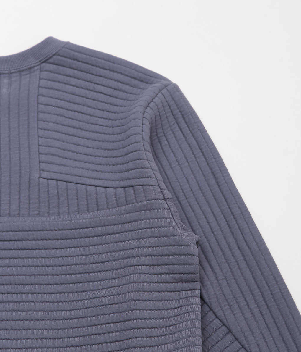 JONNLYNX ''QUILT BORDER PULLOVER'' (GREYBLUE)