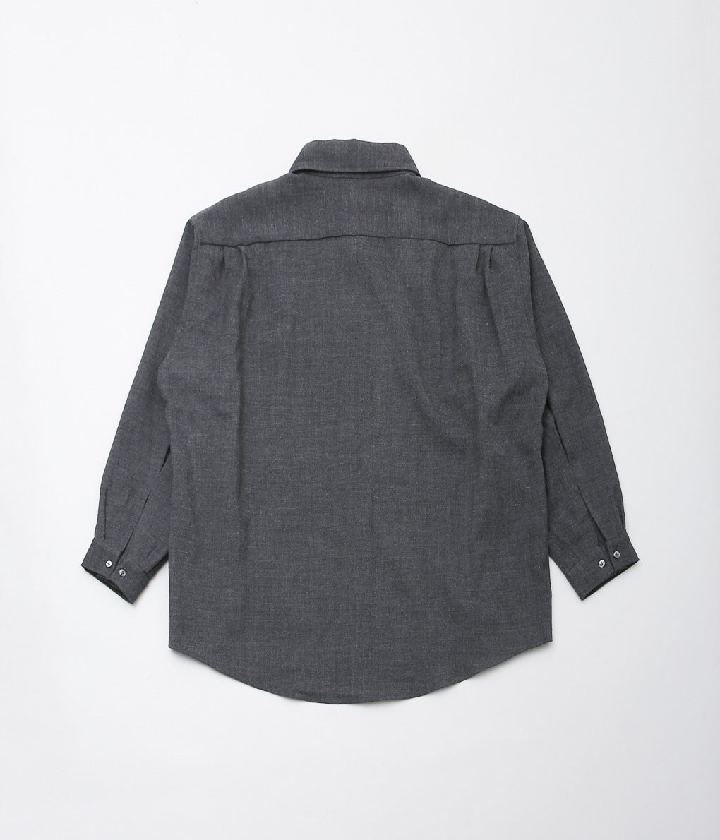 GORSCH ''SLIP ON BUMPY WOOL SHIRT'' (GREY)