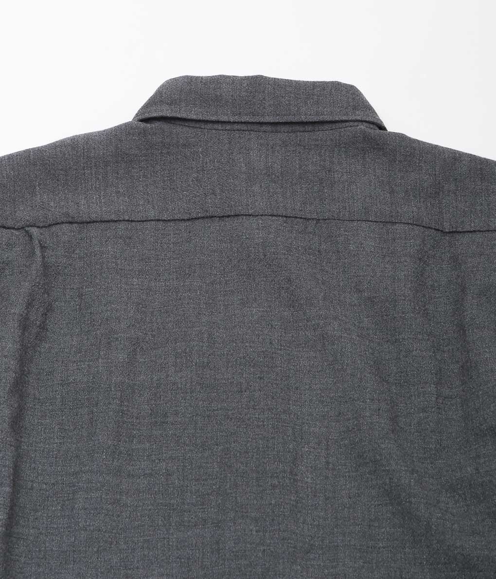 GORSCH ''SLIP ON BUMPY WOOL SHIRT'' (GREY)