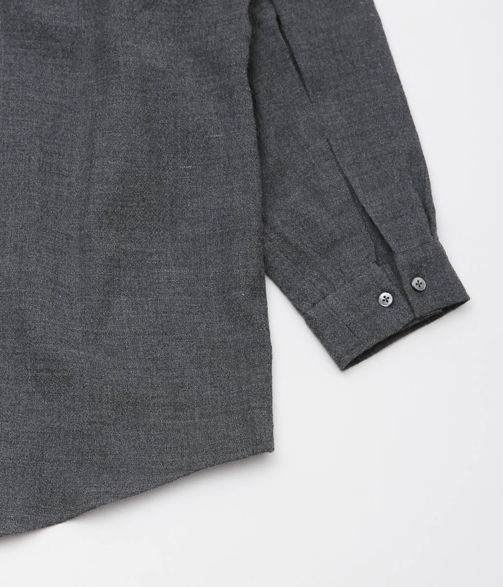 GORSCH ''SLIP ON BUMPY WOOL SHIRT'' (GREY)